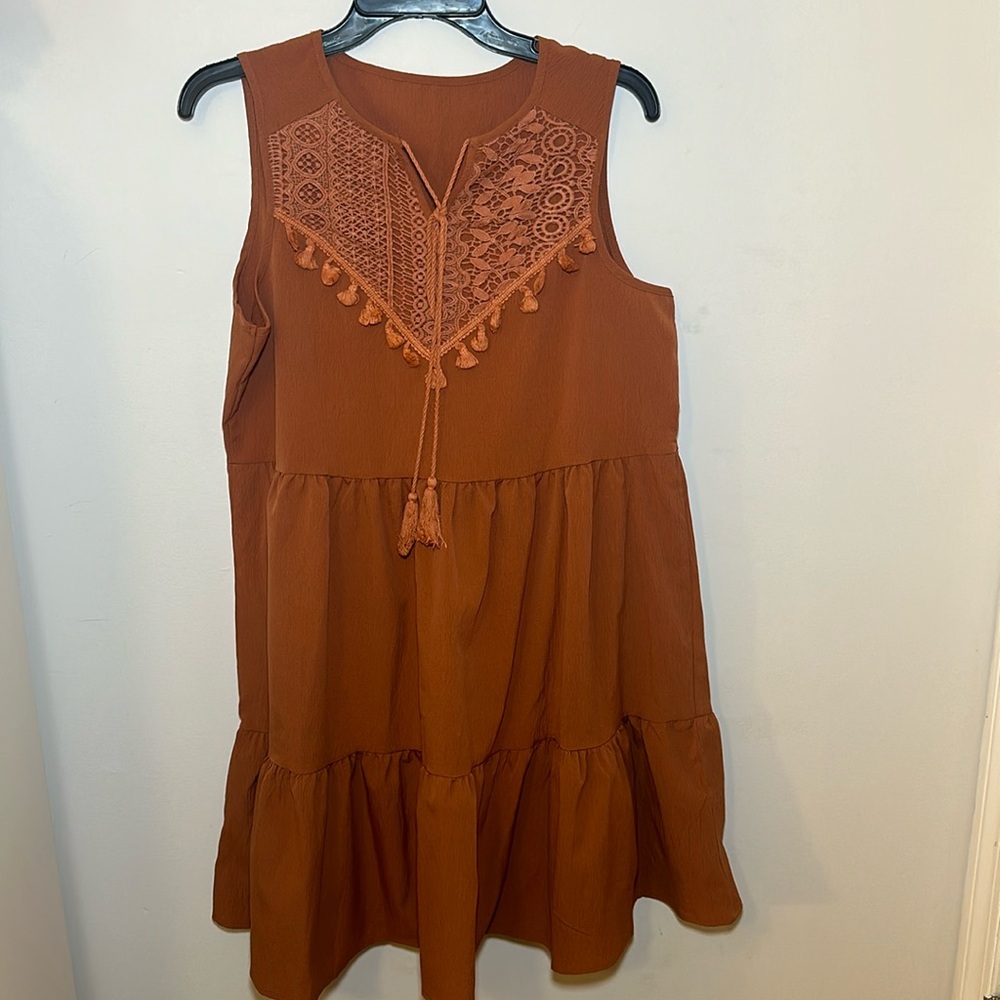 Burnt Orange Dress